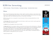 Tablet Screenshot of kiss4investing.com